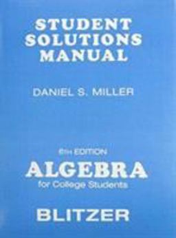 Algebra for College Students 6th 9780136031406 Front Cover