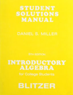 Student Solutions Manual