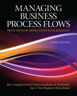 Managing Business Process Flows 3rd 9780136036371 Front Cover