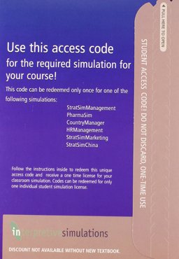 Interpretive Simulations Access Code Card, Group B  9780136075127 Front Cover