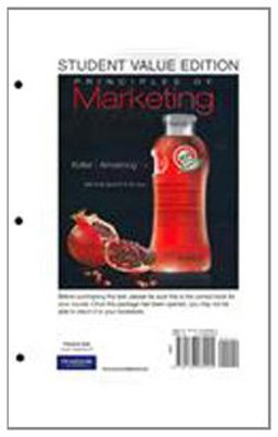 Principles of Marketing, Student Value Edition