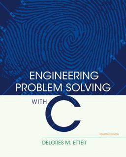 Engineering Problem Solving with C 4th 9780136085317 Front Cover