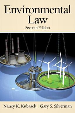 Environmental Law 7th 9780136088837 Front Cover