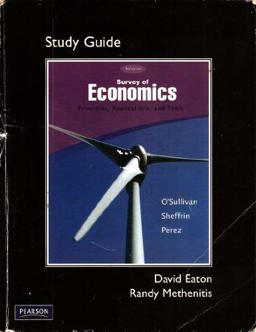 Study Guide for Survey of Economics