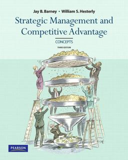 Concepts, Strategic Management and Competitive Advantage 3rd 9780136094944 Front Cover