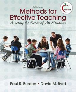 Methods for Effective Teaching Meeting the Needs of All Students (with MyEducationLab) 5th 9780136101048 Front Cover