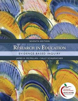 Research in Education Evidence-Based Inquiry 7th 9780136101338 Front Cover