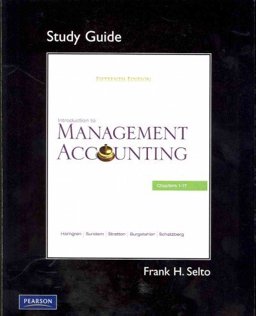 Study Guide for Introduction to Management Accounting