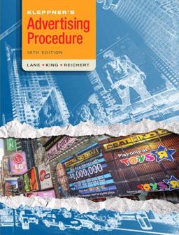 Kleppner's Advertising Procedure 18th 9780136110828 Front Cover