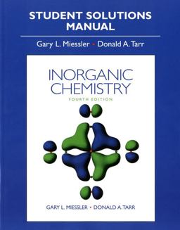 Solution Manual for Inorganic Chemistry 4th 9780136128670 Front Cover