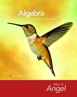 Algebra for College Students 3rd 9780136129080 Front Cover