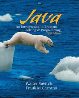 Java An Introduction to Problem Solving and Programming 5th 9780136130888 Front Cover