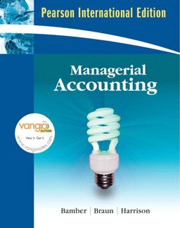 Managerial Accounting Managerial Accounting