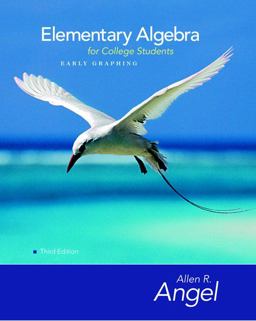 Elementary Algebra Early Graphing for College Students 3rd 9780136134169 Front Cover