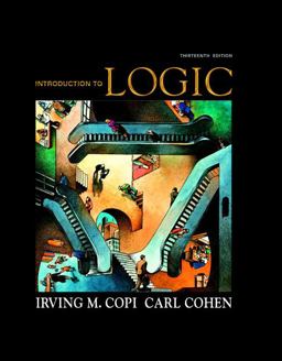 Introduction to Logic 13th 9780136141396 Front Cover