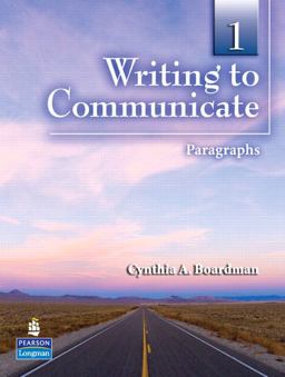 Writing to Communicate 1 Paragraphs  9780136141914 Front Cover