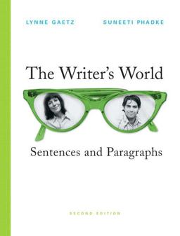 Writer's World Sentences and Paragraphs 2nd 9780136151937 Front Cover