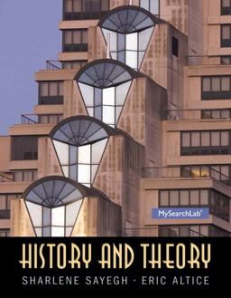 History and Theory  9780136157250 Front Cover
