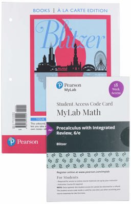 Precalculus with Integrated Review, Loose-Leaf Edition Plus Mylab Math with Pearson EText -- 18 Week Access Card Package