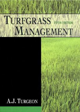 Turfgrass Management 5th 9780136283485 Front Cover