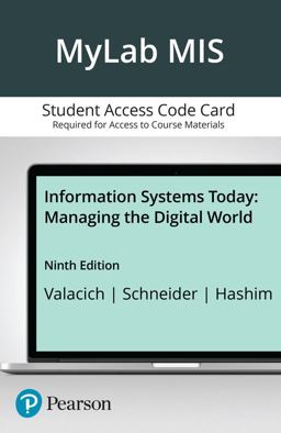 MyLab MIS with Pearson EText for Information Systems Today