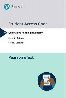 Pearson EText 1. 0 for Qualitative Reading Inventory-7 -- Access Card Pearson EText 1. 0 for Qualitative Reading Inventory-7 -- Access Card