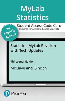 Mylab Statistics with Pearson Etext -- Access Card -- for Statistics, Updated Edition (24 Months)