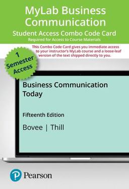 MyLab Business Communication with Pearson EText -- Combo Access Card -- for Business Communication Today
