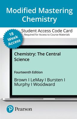 Modified Mastering Chemistry with Pearson EText -- Access Card -- for Chemistry