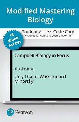 Modified Mastering Biology with Pearson EText -- Access Card -- for Campbell Biology in Focus (18-Weeks)