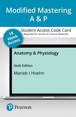 Modified Mastering a&P with Pearson EText -- Access Card -- for Anatomy and Physiology (18-Weeks)