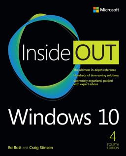 Windows 10 Inside Out 4th 9780136784159 Front Cover
