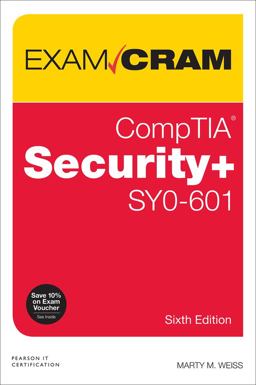 CompTIA Security+ SY0-601 Exam Cram 6th 9780136798675 Front Cover