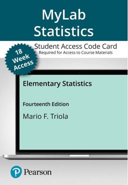 MyLab Statistics with Pearson EText -- Access Card -- for Elementary Statistics (18-Weeks)