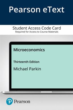 Pearson EText Microeconomics -- Access Card