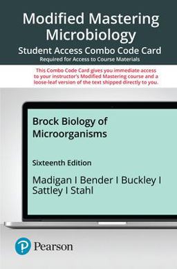 Modified Mastering Biology with Pearson Etext -- Combo Acces Card -- for Brock Biology of Microorganisms 16th 2020 9780136858232 Front Cover