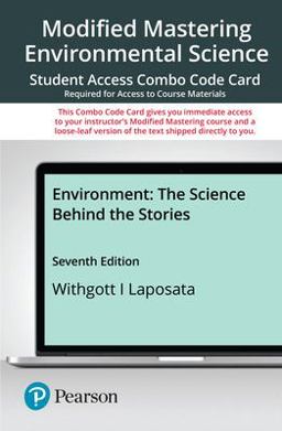 Modified Mastering Environmental Science with Pearson EText -- Combo Access Card -- for Environment