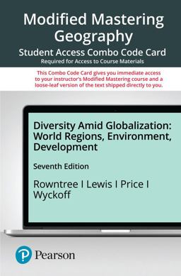 Modified Mastering Geography with Pearson EText -- Combo Acces Card -- for Diversity amid Globalization