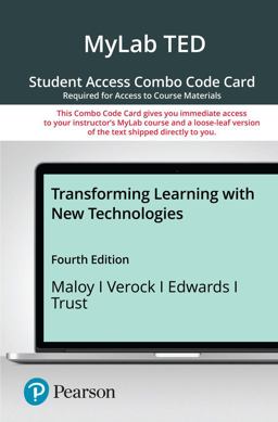 MyLab Education with Pearson EText -- Combo Access Card -- for Transforming Learning with New Technologies 4th 9780136866411 Front Cover