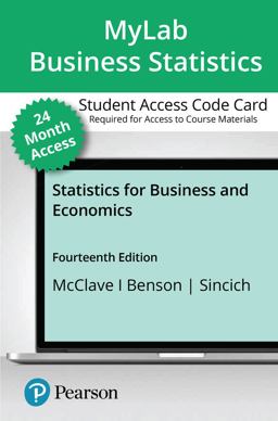 MyStatLab for Business with Pearson EText -- Standalone Access Card -- for Statistics for Business and Economics 24 Month