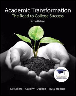 Academic Transformation The Road to College Success 2nd 9780137007561 Front Cover