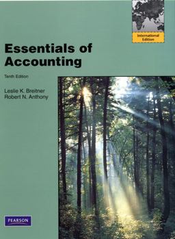 Essentials of Accounting Essentials of Accounting