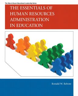 Essentials of Human Resources Administration in Education  9780137008537 Front Cover
