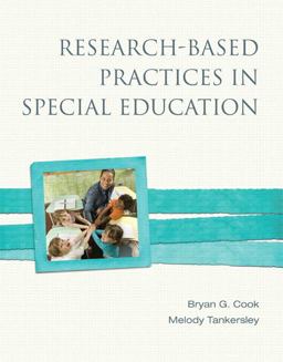 Research-Based Practices in Special Education  9780137028764 Front Cover