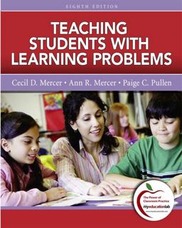 Teaching Students with Learning Problems 8th 9780137033782 Front Cover