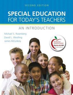 Special Education for Today's Teachers An Introduction 2nd 9780137033973 Front Cover