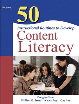 50 Instructional Routines to Develop Content Literacy 2nd 9780137057191 Front Cover