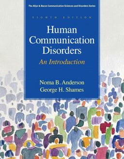 Human Communication Disorders An Introduction 8th 9780137061334 Front Cover
