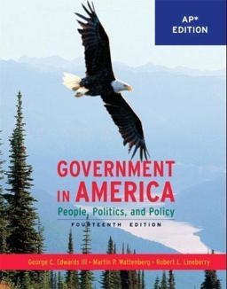 Government in America People, Politics, and Policy 14th 9780137151592 Front Cover