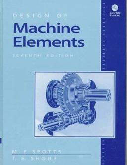 Design of Machine Elements 7th 9780137261673 Front Cover